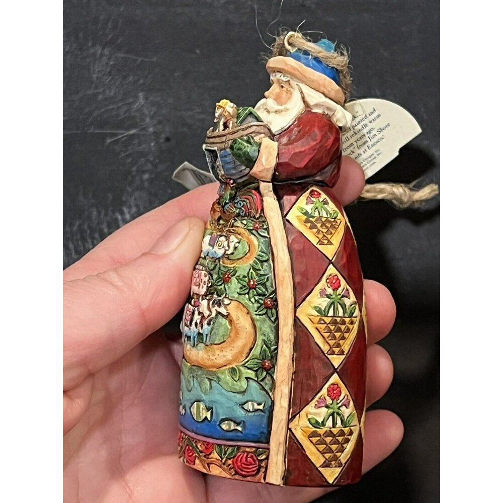 Jim Shore Santa Noahs Ark Ornament Heartwood Creek Two by Two Animal 4007947 EUC - Picture 7 of 10